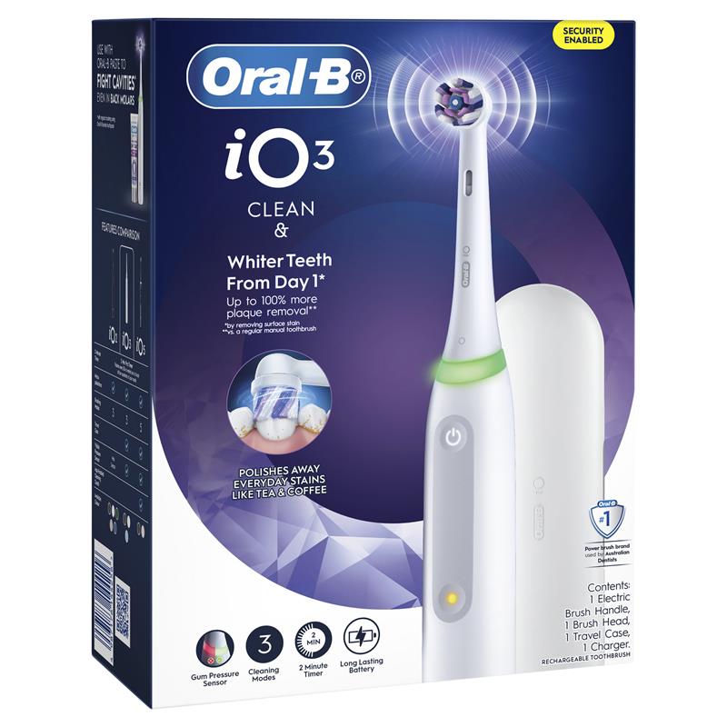 Load image into Gallery viewer, Oral B Power Toothbrush iO 3 Series Clean &amp; Whiten
