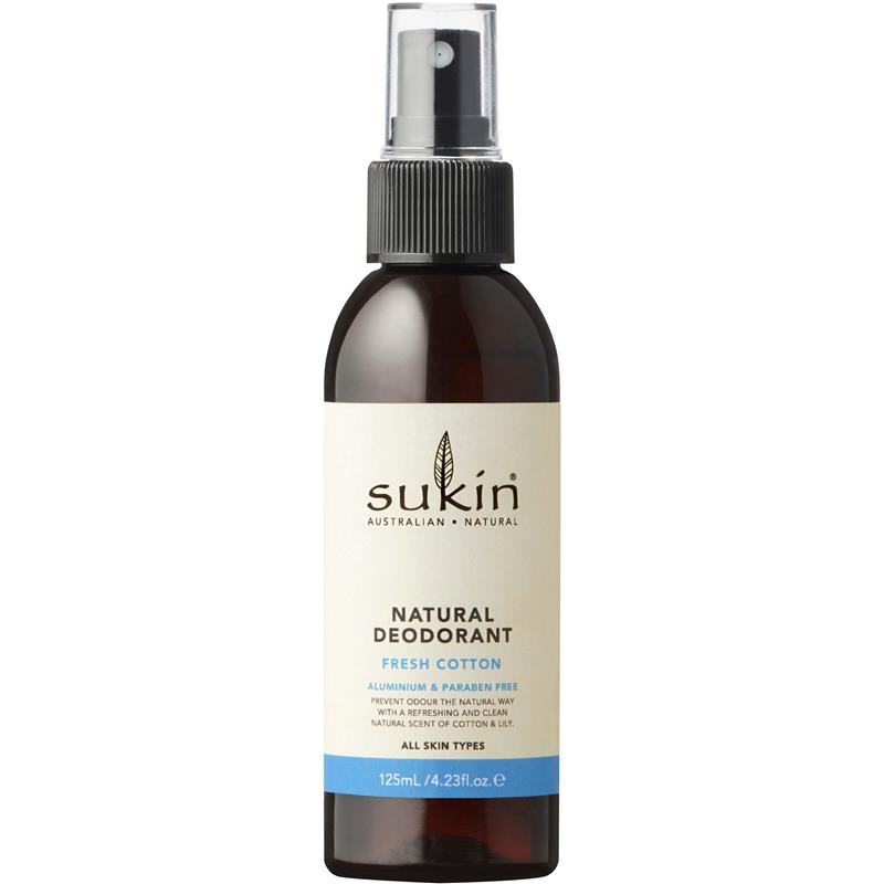 Load image into Gallery viewer, Sukin Natural Deodorant Fresh Cotton 125ml
