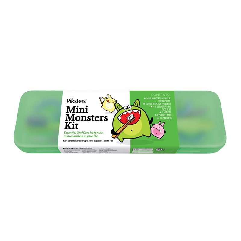 Load image into Gallery viewer, Piksters Mini Monsters Oral Care Kit
