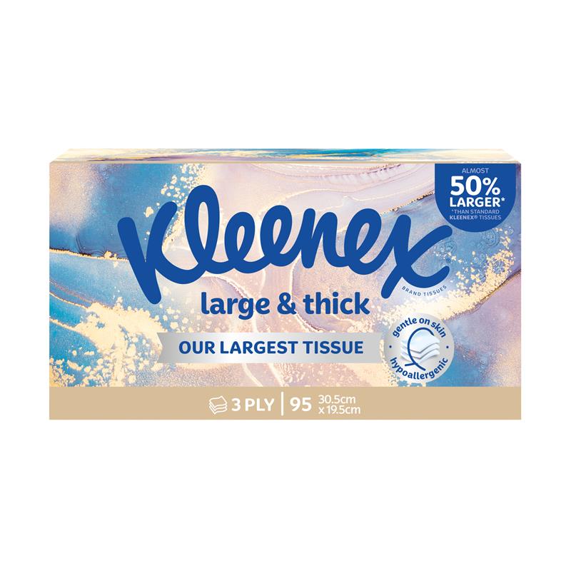 Load image into Gallery viewer, Kleenex Facial Tissues 95 Large and Thick
