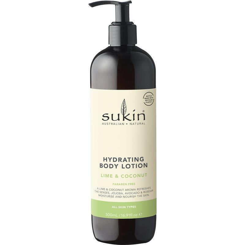 Load image into Gallery viewer, Sukin Hydrating Body Lotion Lime and Coconut 500ml
