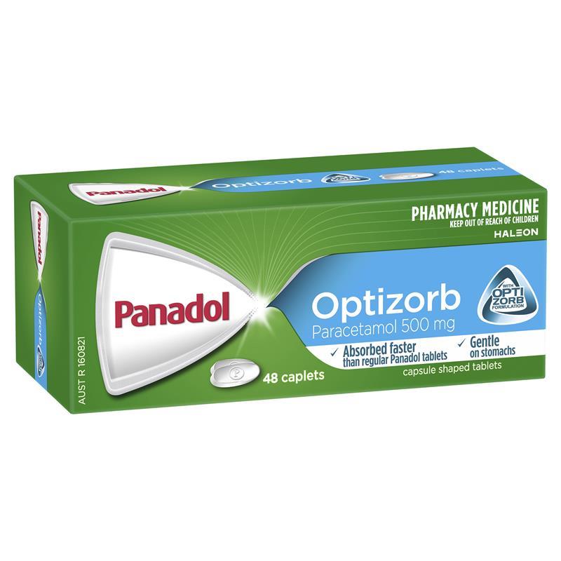 Load image into Gallery viewer, Panadol Optizorb Paracetamol Pain Relief 48 Caplets
