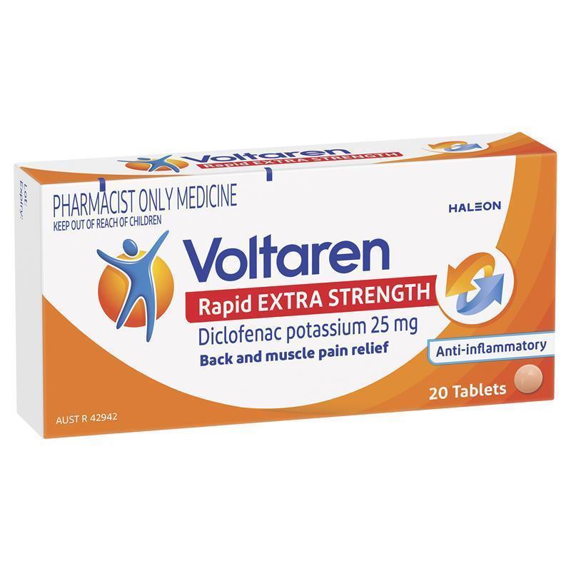 Load image into Gallery viewer, Voltaren Rapid 25mg Tablets 20 - Diclofenac (S3)
