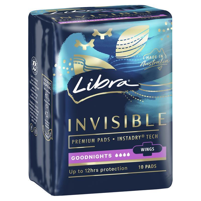 Load image into Gallery viewer, Libra Invisible Goodnight With Wings 10 Pack
