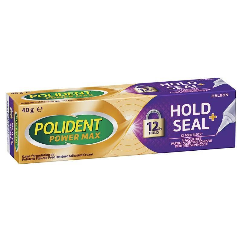 Load image into Gallery viewer, Polident MAX SEAL Denture Adhesive Cream 40g

