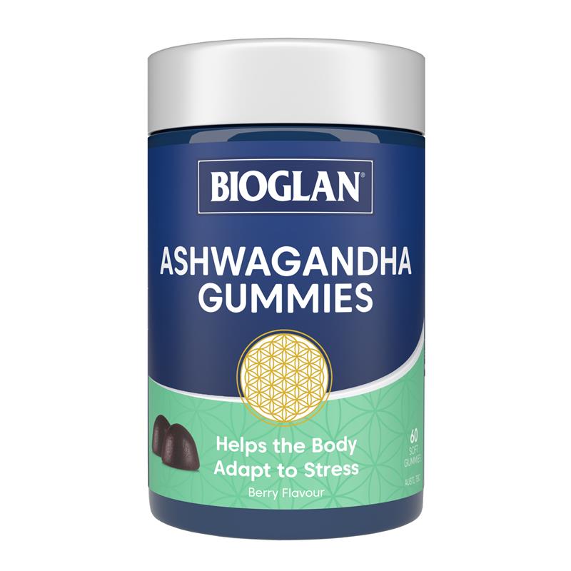 Load image into Gallery viewer, Bioglan Ashwagandha 60 Gummies
