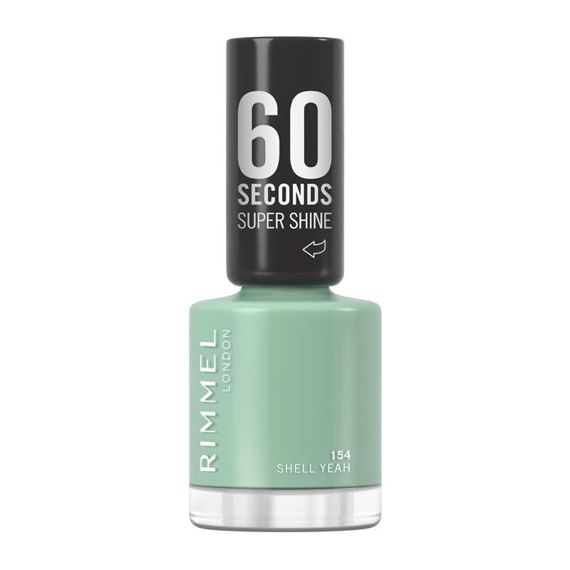 Load image into Gallery viewer, Rimmel 60 Seconds Nail Polish 154 Shell Yeah
