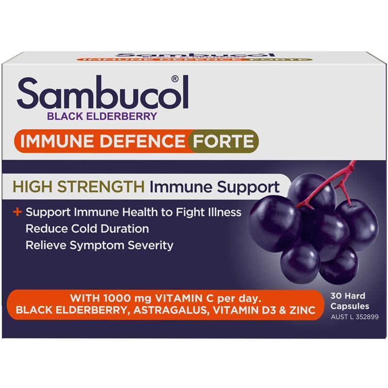 Load image into Gallery viewer, Sambucol Immune Defence Forte High Strength 30 Capsules
