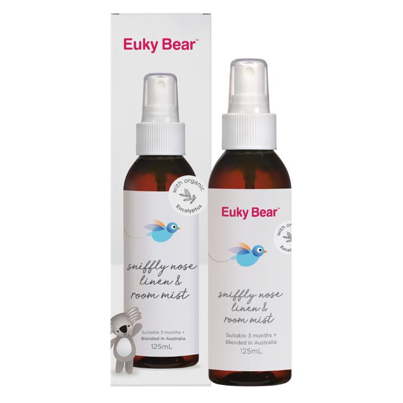 Load image into Gallery viewer, Euky Bear Sniffly Nose Linen &amp; Room Mist 125ml
