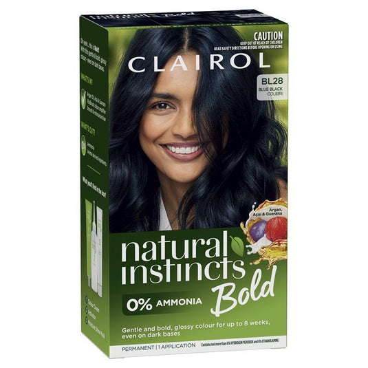 Clairol Natural Instincts Bold Blue Black Permanent Hair Colour