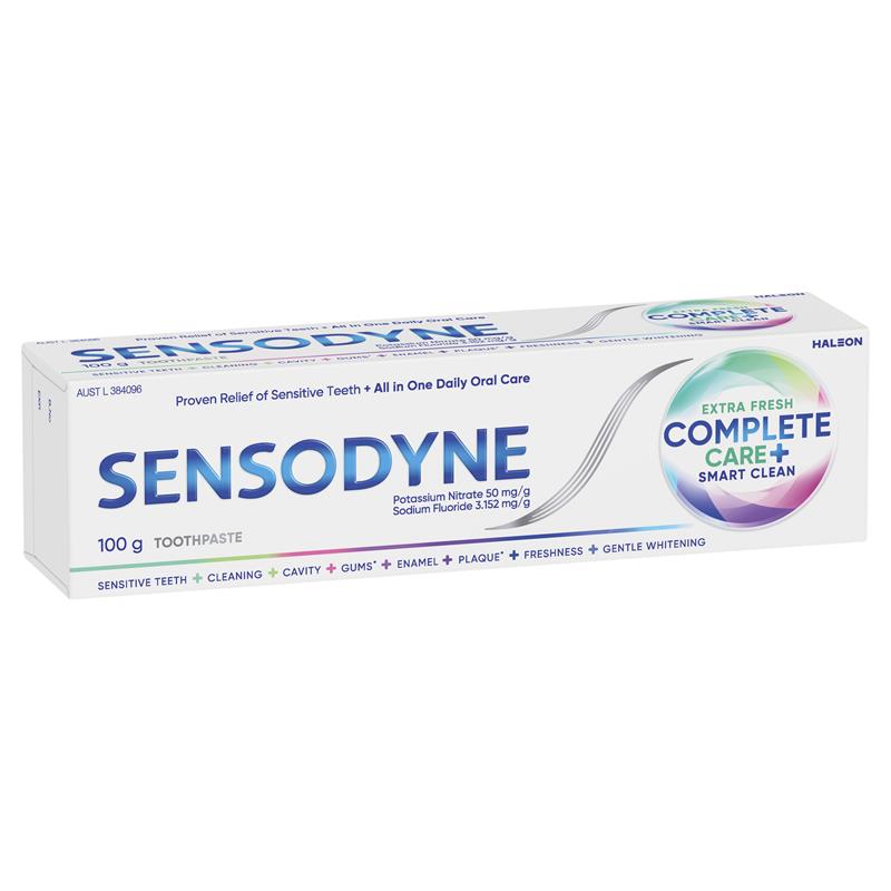 Load image into Gallery viewer, Sensodyne Toothpaste Complete Care + Smart Clean Extra Fresh 100g
