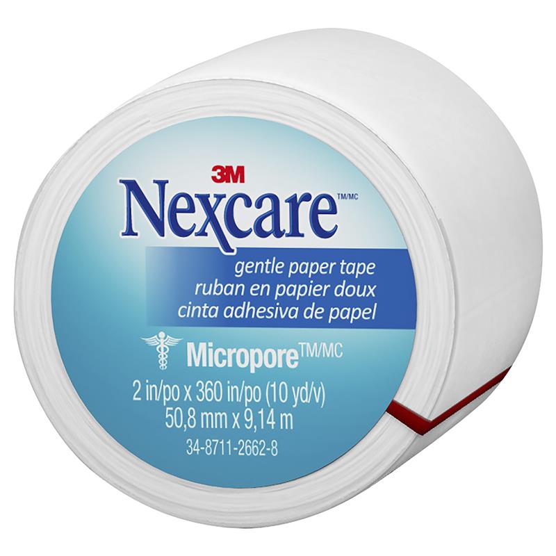 Load image into Gallery viewer, Nexcare Micropore Gentle Paper Tape White 50.8mm x 9.14m
