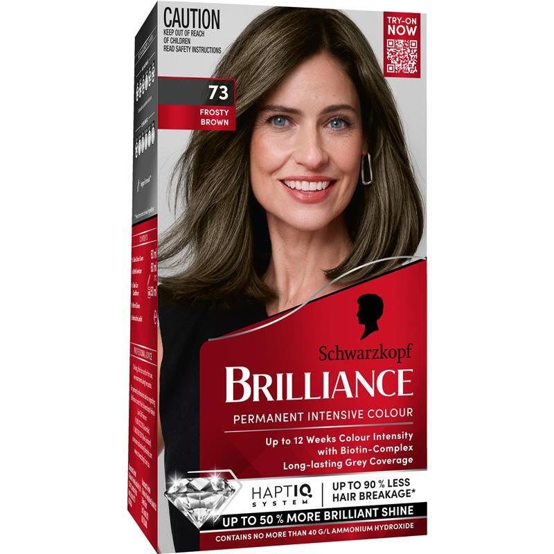 Load image into Gallery viewer, Schwarzkopf Brilliance Cool Browns 73 Frosty Brown
