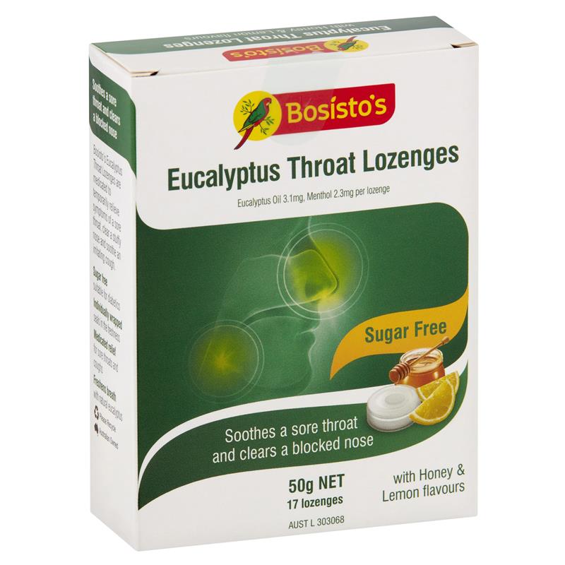 Load image into Gallery viewer, Bosisto's Eucalyptus Throat Lozenges 50g
