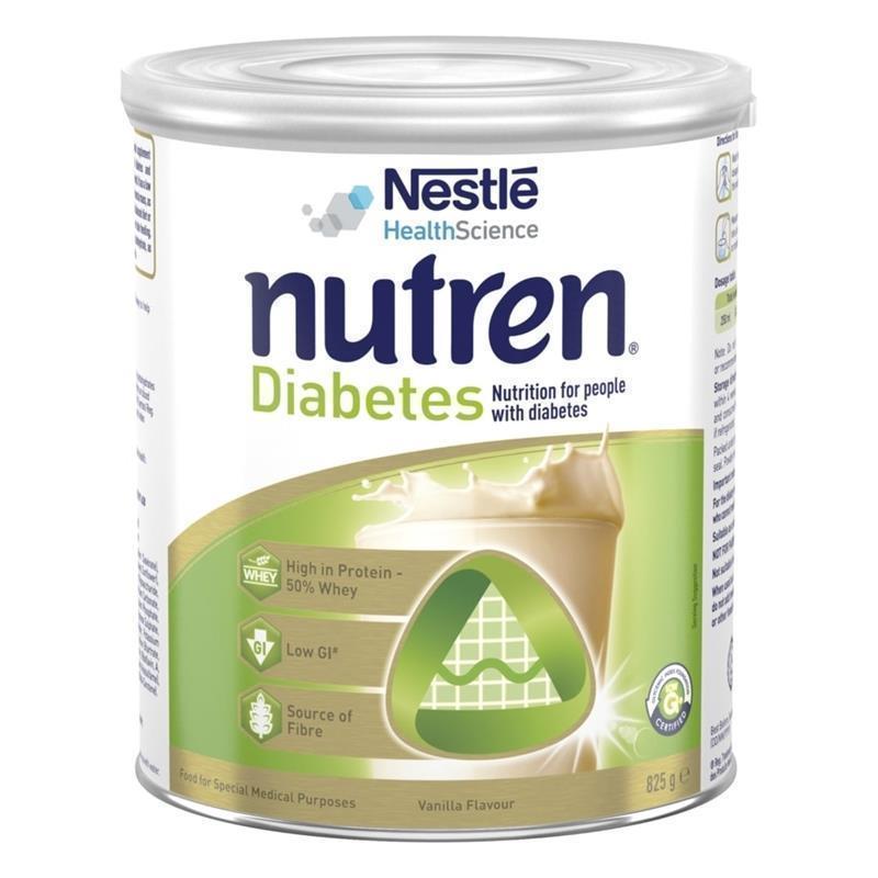 Load image into Gallery viewer, Nutren Diabetes Low GI Formula Vanilla Flavour 825g
