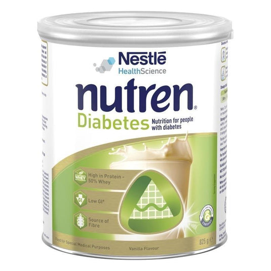 Nutren Diabetes Low GI Formula Vanilla Flavour 825g
