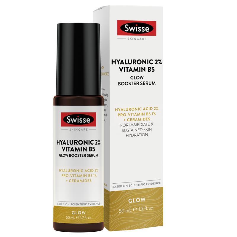 Load image into Gallery viewer, Swisse Skincare Hyaluronic 2% Vitamin B5 Glow Booster Serum 50ml
