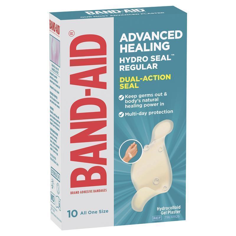 Load image into Gallery viewer, Band-Aid Advanced Healing Hydro Seal Gel Plasters Regular 10 Pack
