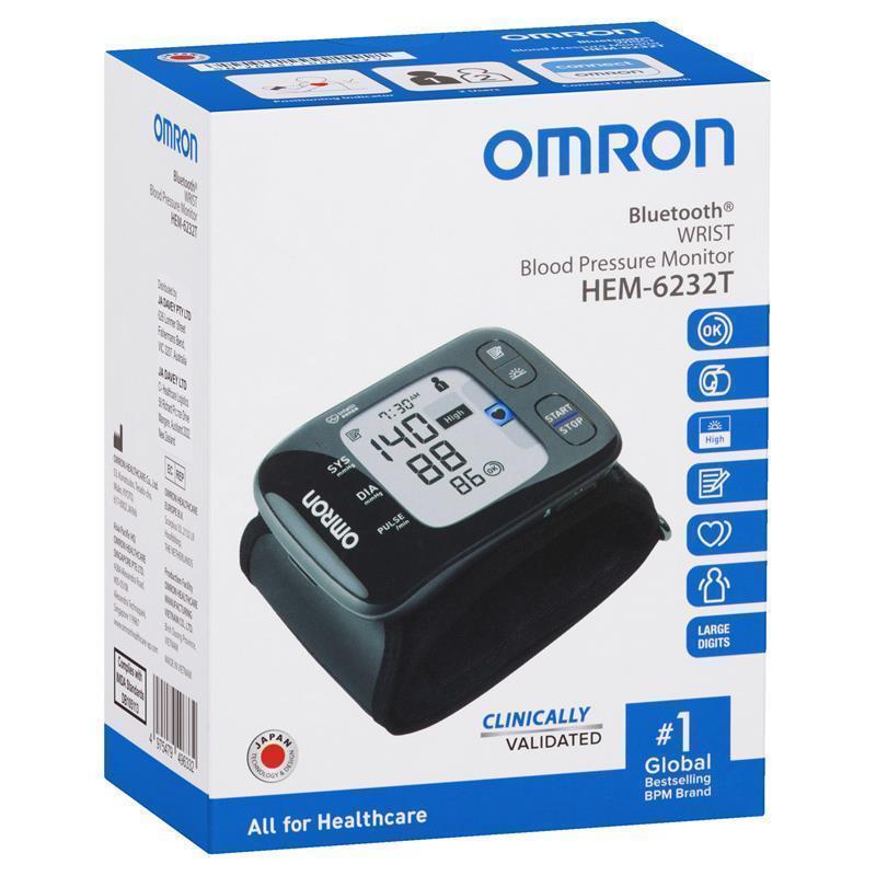 Load image into Gallery viewer, Omron HEM6232T Bluetooth Wrist Blood Pressure Monitor

