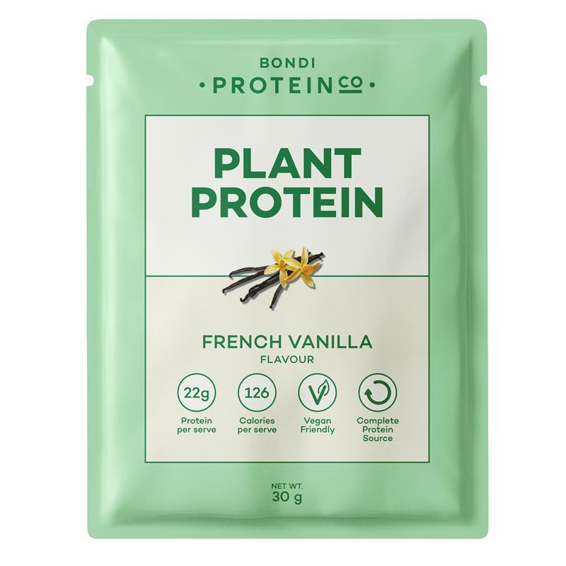 Load image into Gallery viewer, Bondi Protein Co Plant Protein Vanilla Sachet 30g
