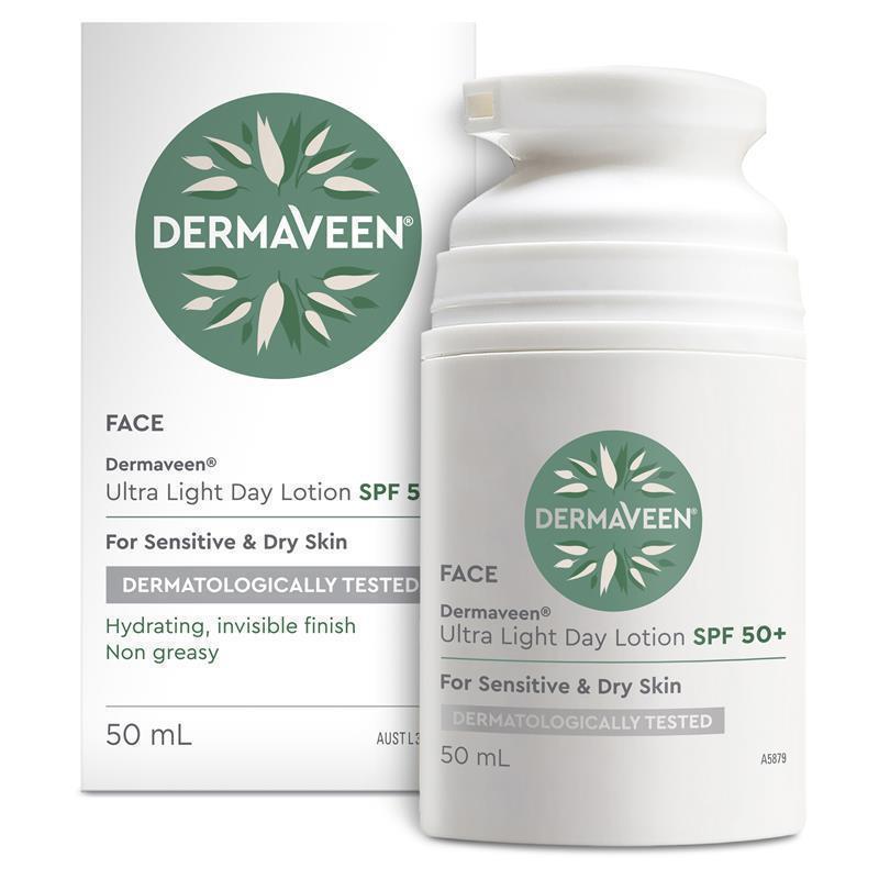 Load image into Gallery viewer, Dermaveen Face Ultralight Day Lotion SPF 50+ 50ml
