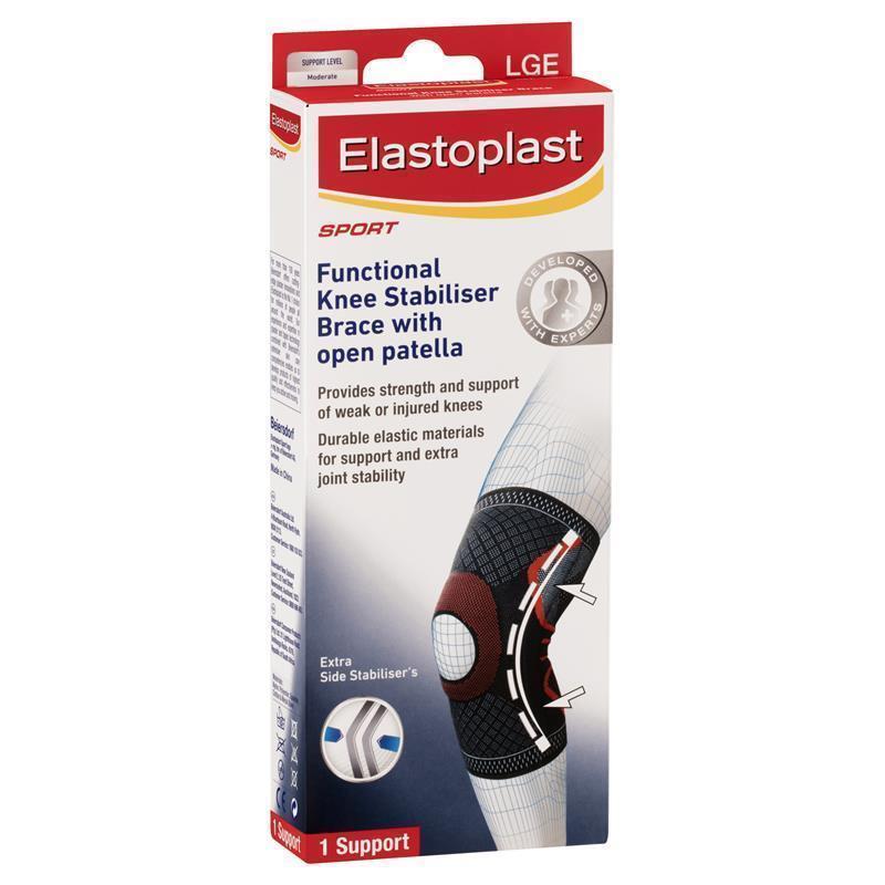 Load image into Gallery viewer, Elastoplast Functional Knee Stabiliser With Open Patella L
