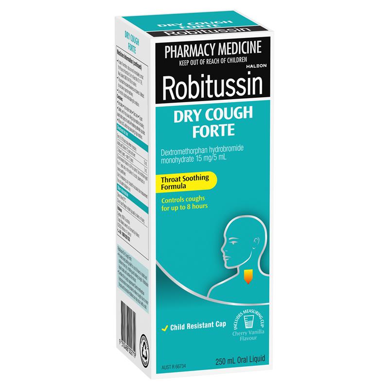 Load image into Gallery viewer, Robitussin Dry Cough Forte 250ml Exclusive Size
