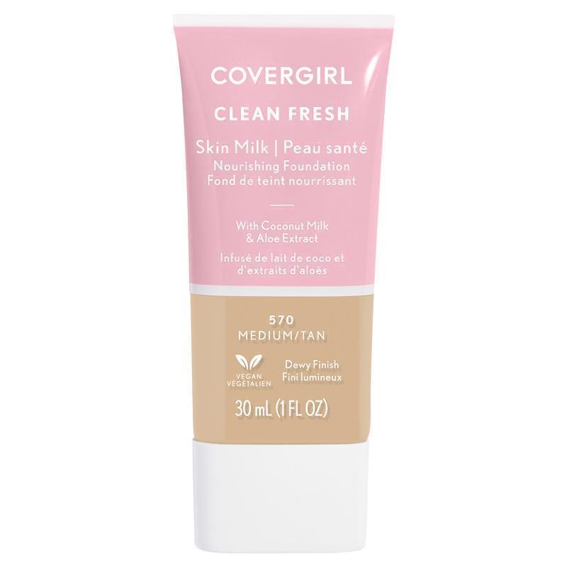 Load image into Gallery viewer, Covergirl Clean Fresh Skin Milk Foundation Medium/Tan 570 30ml
