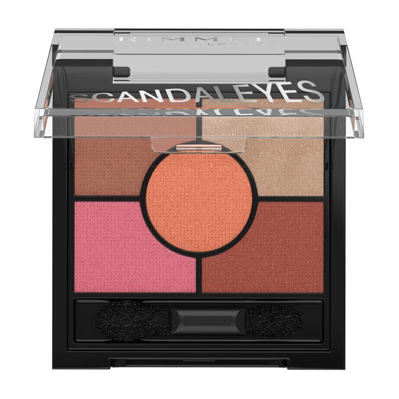 Load image into Gallery viewer, Rimmel Scandaleyes 5 Pan Reno 04 Burgundy Pink
