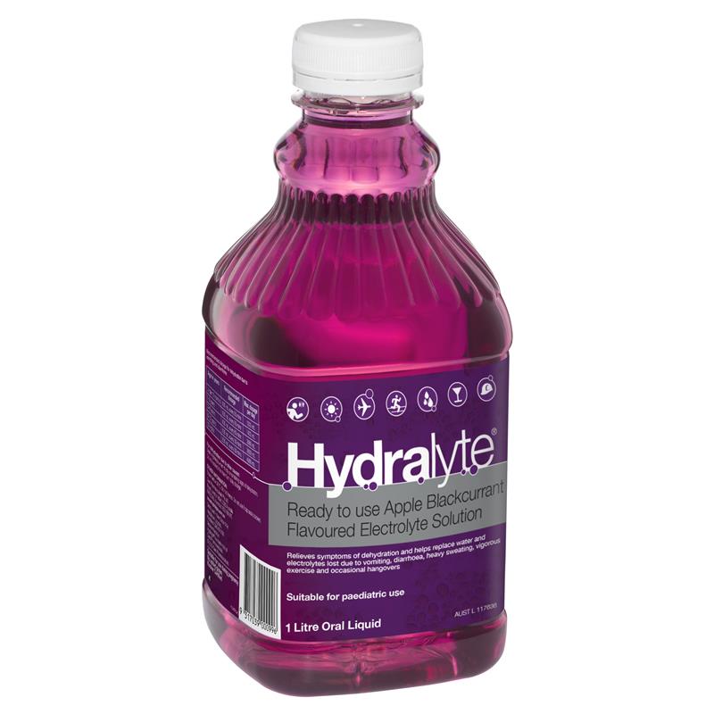 Load image into Gallery viewer, Hydralyte Liquid Apple Blackcurrant 1 Litre
