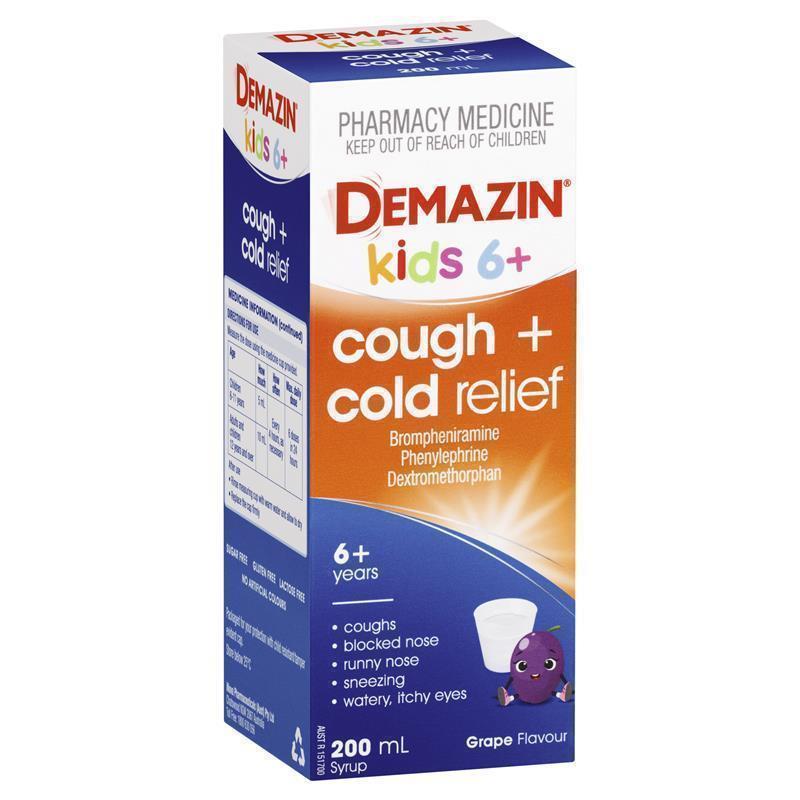 Load image into Gallery viewer, Demazin Kids 6+ Cough + Cold Relief 200ml
