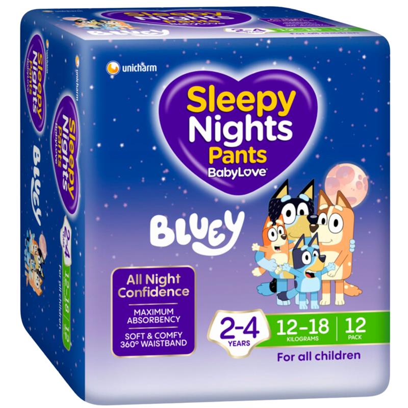 Load image into Gallery viewer, BabyLove SleepyNights Pants 2-4 years (12-18kg) 12 Pack
