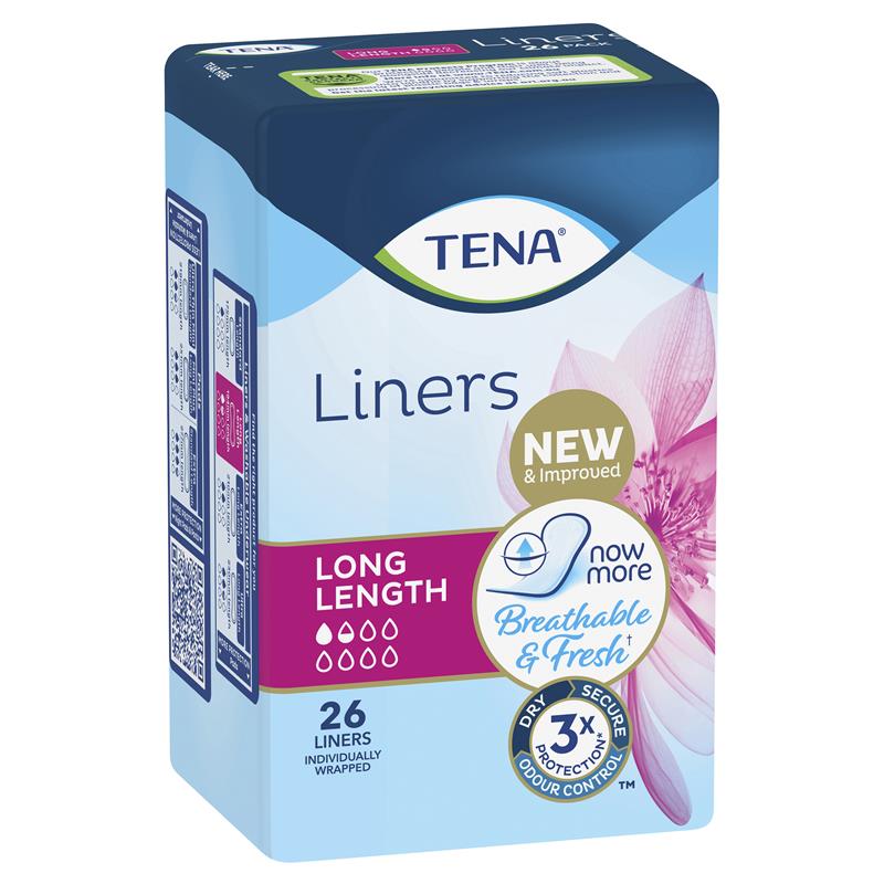 Load image into Gallery viewer, TENA Liners Long 26 Pack
