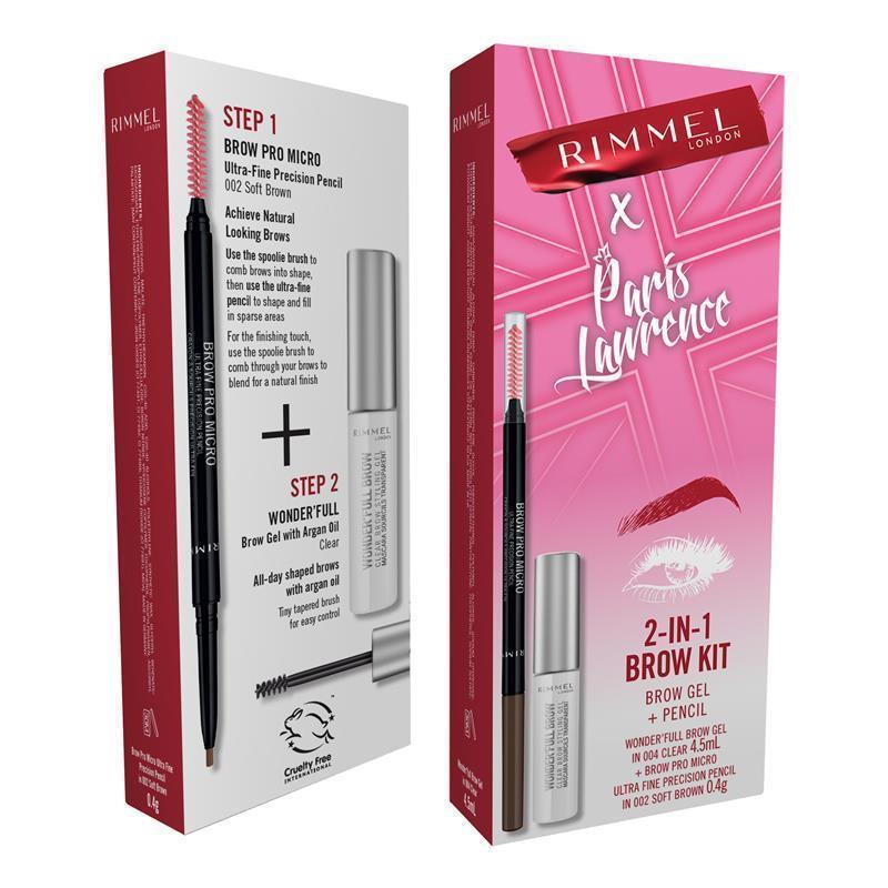 Load image into Gallery viewer, Rimmel x Paris Lawrence Limited Edition Brow Kit Soft Brown
