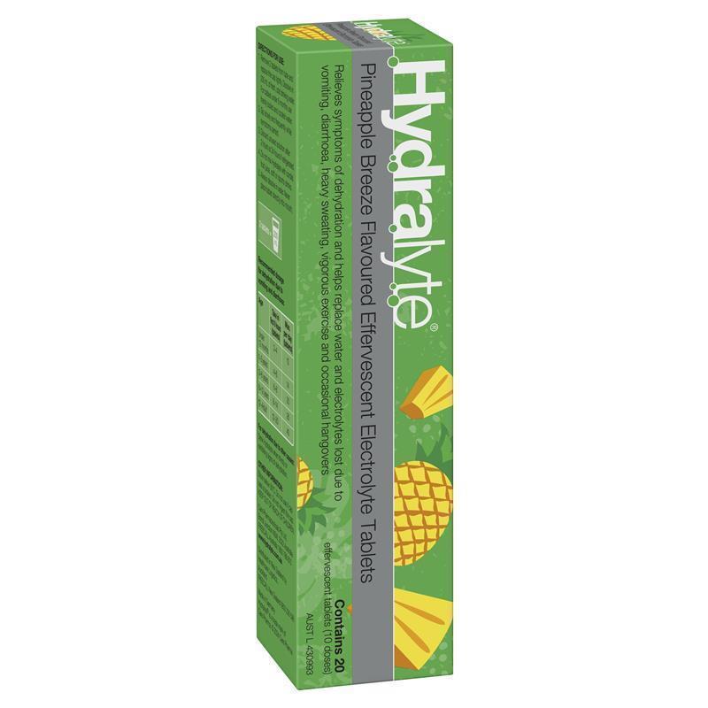 Load image into Gallery viewer, Hydralyte Electrolyte Effervescent Pineapple 20 Tablets
