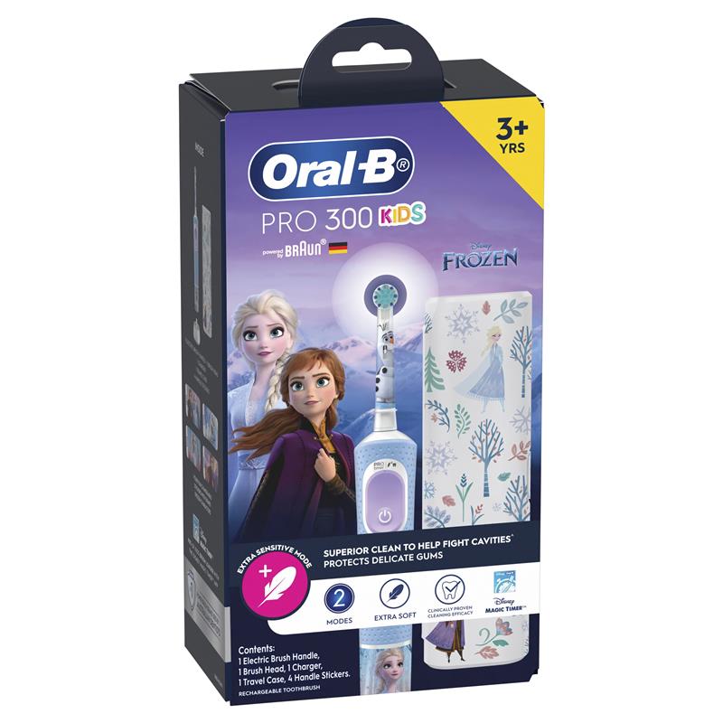 Load image into Gallery viewer, Oral B Power Toothbrush Pro 300 Kids Frozen
