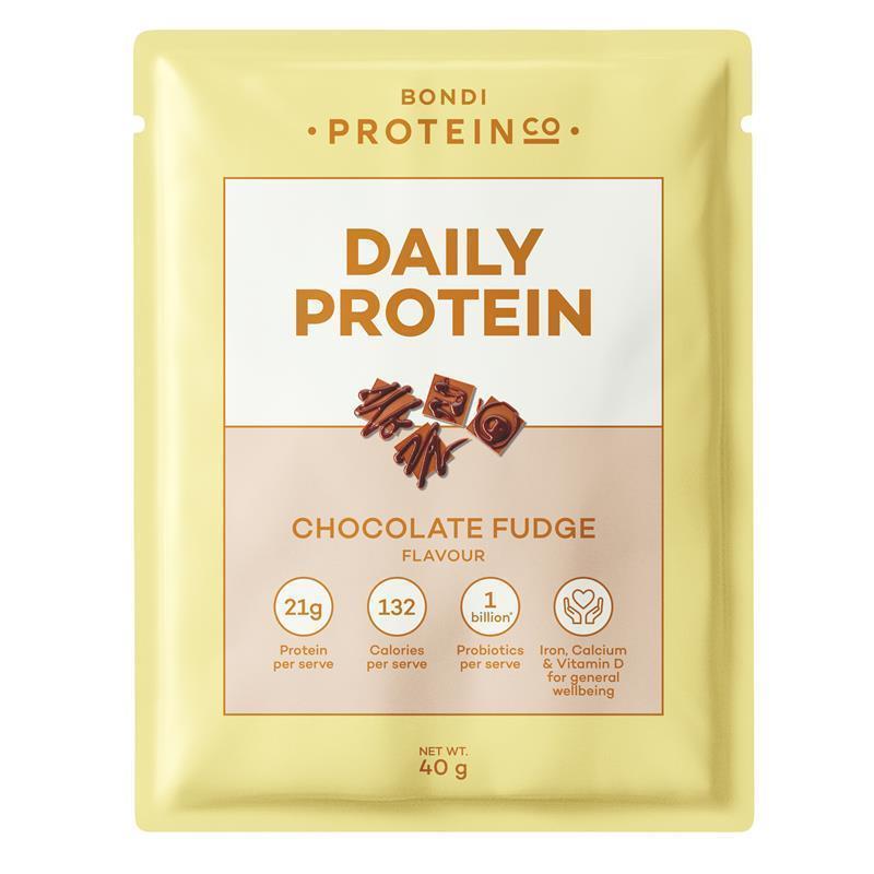 Load image into Gallery viewer, Bondi Protein Co Daily Protein Chocolate Fudge Sachet 40g
