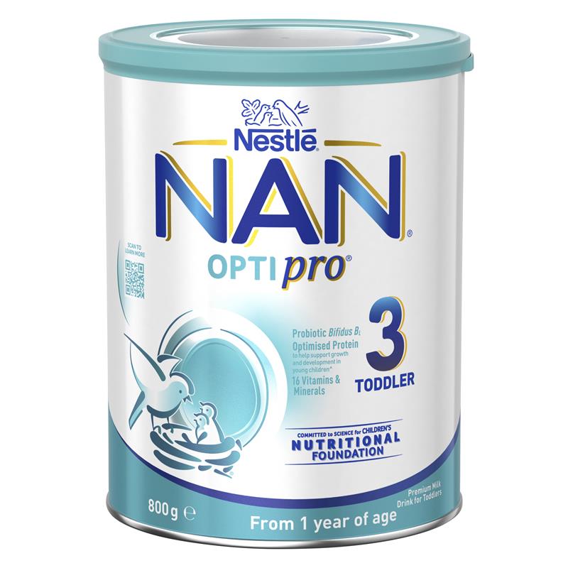 Load image into Gallery viewer, Nestle NAN OPTIPRO 3 Premium Toddler Milk Drink Powder, From 1 year – 800g
