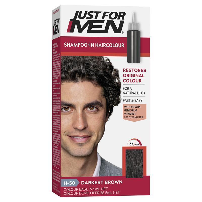 Load image into Gallery viewer, Just for Men Hair Colour 50 Darkest Brown
