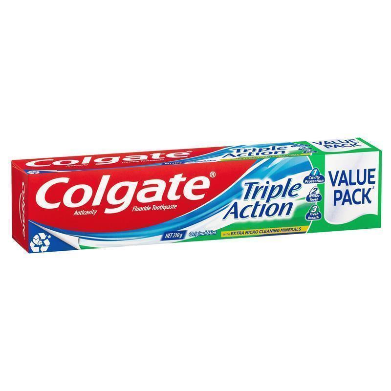 Load image into Gallery viewer, Colgate Toothpaste Triple Action 210g
