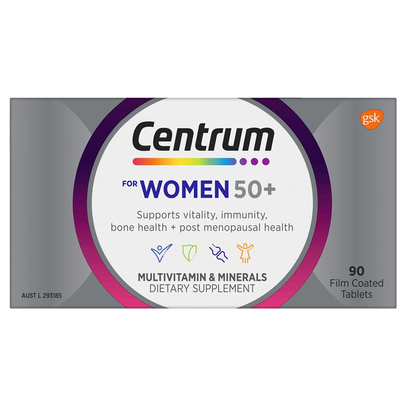 Load image into Gallery viewer, Centrum For Women 50+ 90 Tablets Exclusive Size
