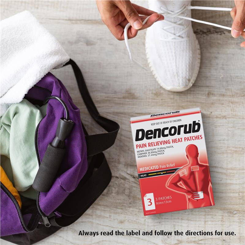 Load image into Gallery viewer, Dencorub Pain Relieving Heat Patch 3 Pack
