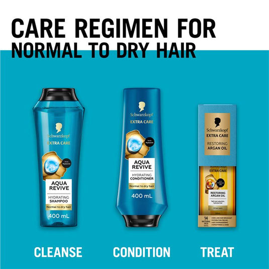 Schwarzkopf Extra Care Aqua Revive Moisturising Shampoo 400ml