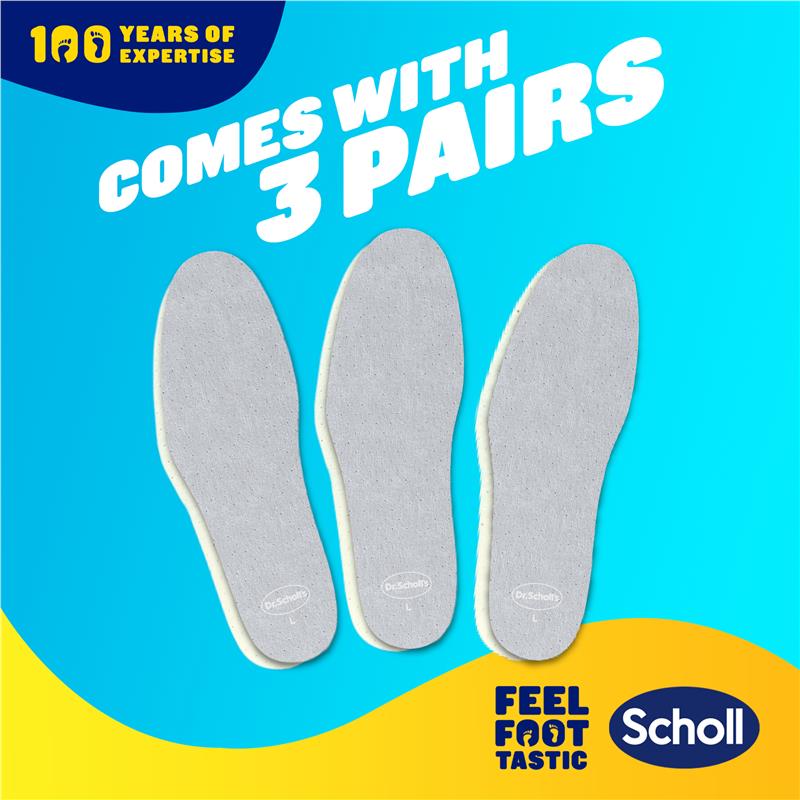 Load image into Gallery viewer, Scholl Go Sockless Insole 3 Pairs

