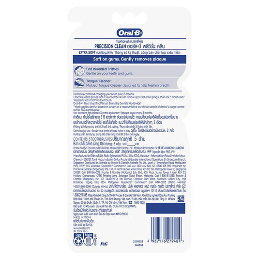 Oral B Toothbrush Precision Clean 5 Pack