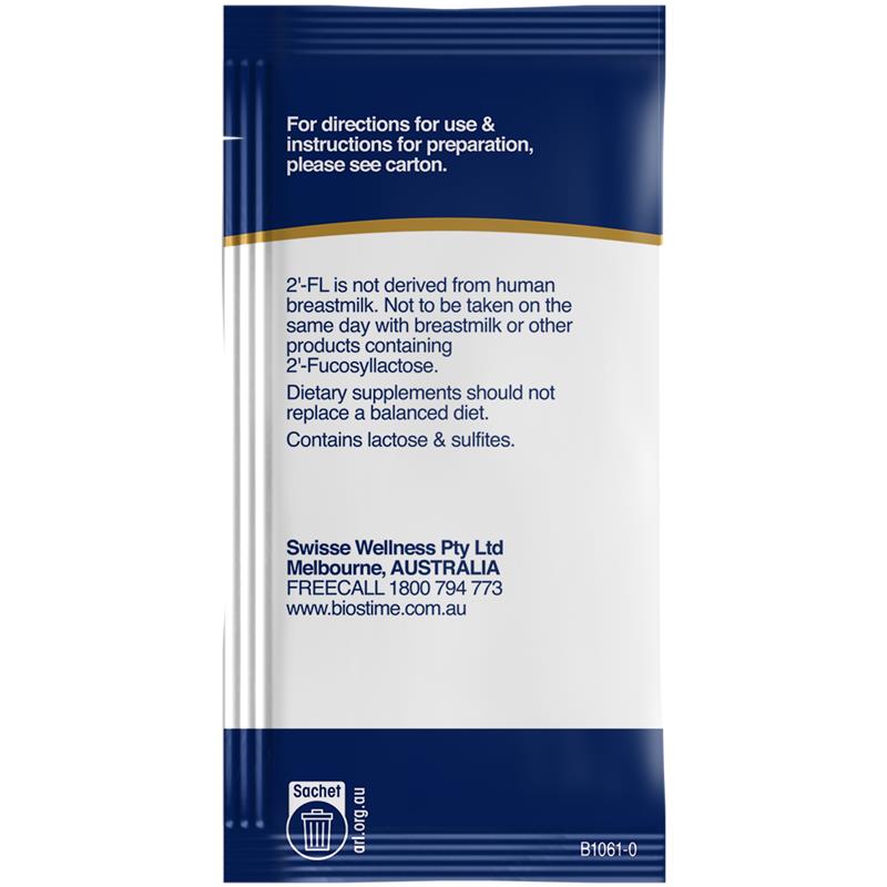 Load image into Gallery viewer, Biostime 2 FL HMO ProBOOST + VIT D 28 x 1.6g Sachets
