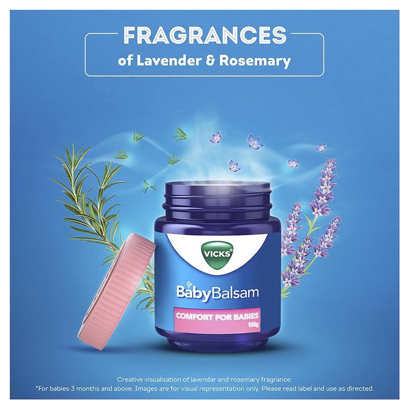 Load image into Gallery viewer, Vicks Vaporub Baby Balsam 100g
