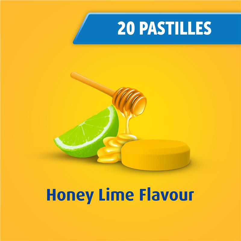 Load image into Gallery viewer, Bisolvon Dry Cough Pastilles Honey Lime 20 Pack
