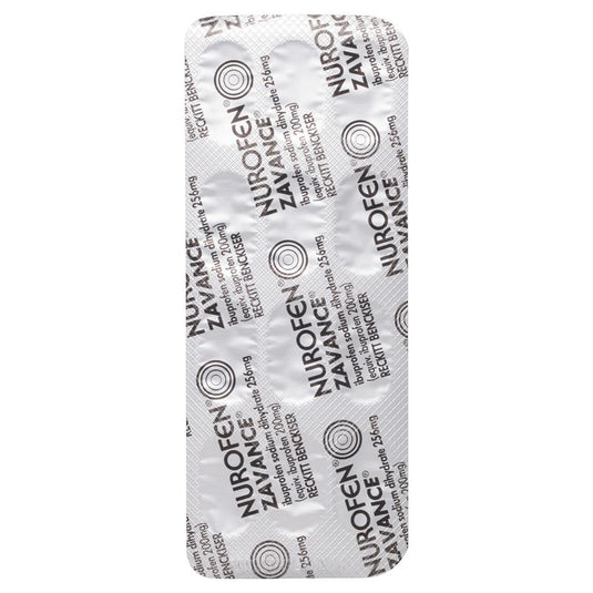 Nurofen Zavance Fast Pain Relief Caplets 256mg Ibuprofen 24 Pack
