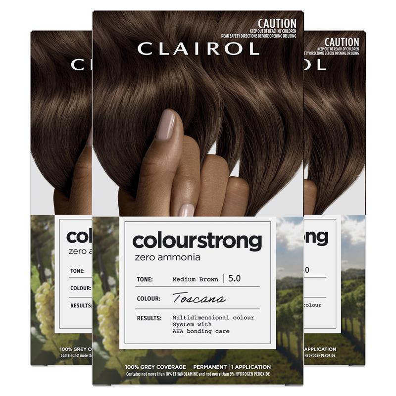 Load image into Gallery viewer, Clairol Colour Strong Kit 5.0 Medium Brown
